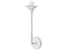 Darla 1-Light Textured Plaster White Wall Sconce