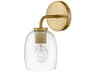 Percy 1-Light Lacquered Brass Wall Sconce