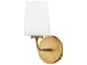 Kline Wall Sconce Heritage Brass Modern Vanity Light
