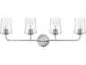 Kline 4-Light Chrome Vanity Light