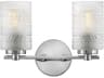 Mabel 2-Light Chrome Vanity Light
