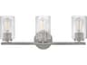 Leta 3-Light Brushed Nickel Vanity Light