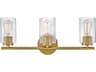 Leta 3-Light Lacquered Brass Vanity Light