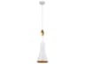Etoile 1-Light White Bell Mini Pendant