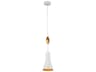 Etoile 1-Light White Mini Pendant