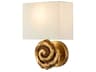 Swirl 1-Light Gold Leaf Wall Sconce