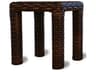 Contempo Woven End Table Stool Modern