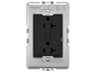 Adorne Graphite Smart Outlet with Netatmo