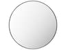Aranya Black Wall Mirror Round