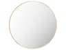 Aranya Gold Wall Mirror Round