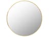 Aranya Gold Wall Mirror Round