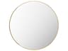 Aranya Gold Wall Mirror Round