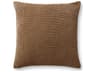 Brown 22" x 22" Pillow Cover
