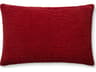 Red 13" x 21" Pillow Cover