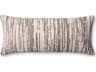 Dark Taupe Ivory 35" x 13" Pillow