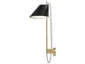 Yuh Brass Black Wall Sconce