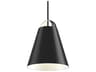 Above 1-Light Black Mini Pendant