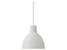 Toldbod 1-Light White Bell Mini Pendant