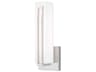 Fulton Polished Chrome LED Wall Sconce