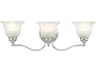 Essex 3-Light Polished Chrome Glass Vanity Light