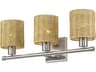 Weavington 3-Light Brushed Nickel Vanity Light
