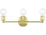 Lansdale 3-Light Satin Brass Vanity Light
