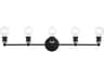 Lansdale 5-Light Black Brushed Nickel Vanity Light