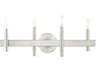 Denmark 4-Light Brushed Nickel Bronze Vanity Light