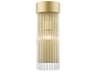 Norwich 1-Light Soft Gold Crystal Wall Sconce