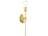 Lansdale 1-Light Polished Brass Wall Sconce