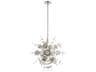 Circulo 6-Light Polished Chrome Glass Pendant
