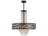 Allendale 5-Light Bronze Crystal Drum Pendant