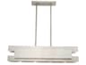 Varick 4-Light Brushed Nickel Geometric Island Pendant