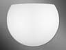 Piedmont 1-Light Shiny White Wall Sconce