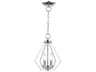 Prism 2-Light Polished Chrome Mini Pendant