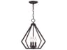 Prism 3-Light Bronze Pendant