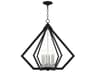Prism 6-Light Black Brushed Nickel Pendant