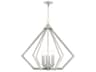Prism 6-Light Brushed Nickel Pendant