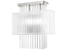 Alexis 2-Light Brushed Nickel Crystal Wall Sconce