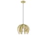 Acanthus 1-Light Winter Gold Pendant