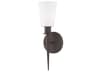Witten 1-Light Bronze Glass Wall Sconce