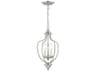 Home Basics 3-Light Brushed Nickel Mini Pendant