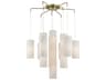 Strathmore 15-Light Antique Brass Cylinder Pendant