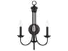 Estate 3-Light Bronze Wall Sconce