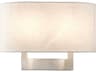 2-Light Brushed Nickel Wall Sconce