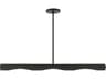 Novato 3-Light Black Linear Island Pendant