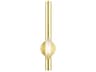 Acra 1-Light Satin Brass Gold Wall Sconce