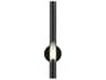 Acra 1-Light Shiny Black Wall Sconce