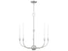 Clairmont 5-Light Brushed Nickel Candelabra Chandelier