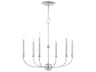 Cortlandt 6-Light Polished Nickel Candelabra Chandelier